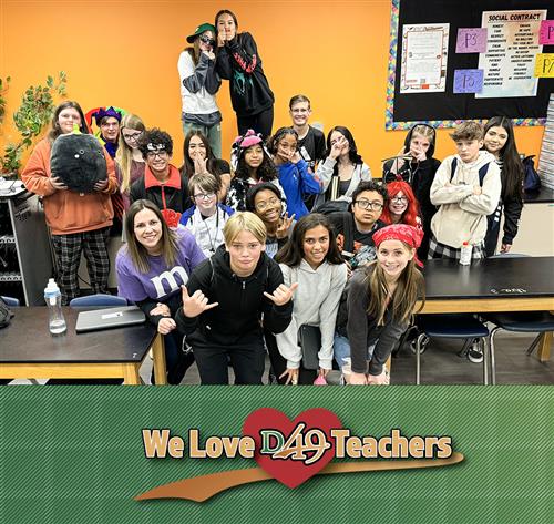 Renee Larm and class